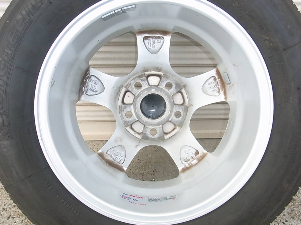 VW947 ゴルフ5 (2005MY GH-1KBLP) 社外タイヤホイール(AGA) 4本セット 195/65R15 VW ゴルフ6・7 トゥーラン アウディA3等にも_画像7