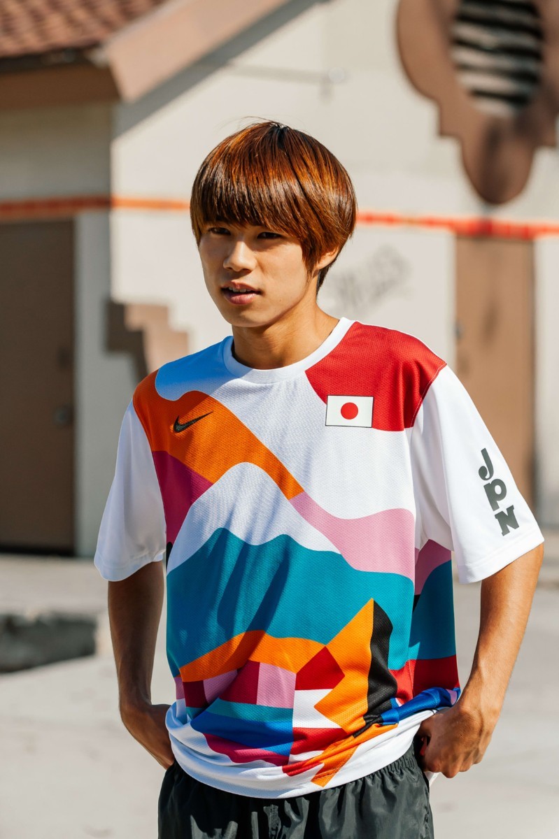 ナイキSB PARRA CREW JERSEY JAPANTシャツサイズＬ新品