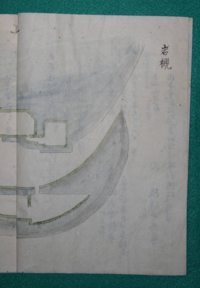 絵図 （城郭図） 埼玉県 武蔵國 岩槻城 帳仕立て 歴史資料 古文書_画像4