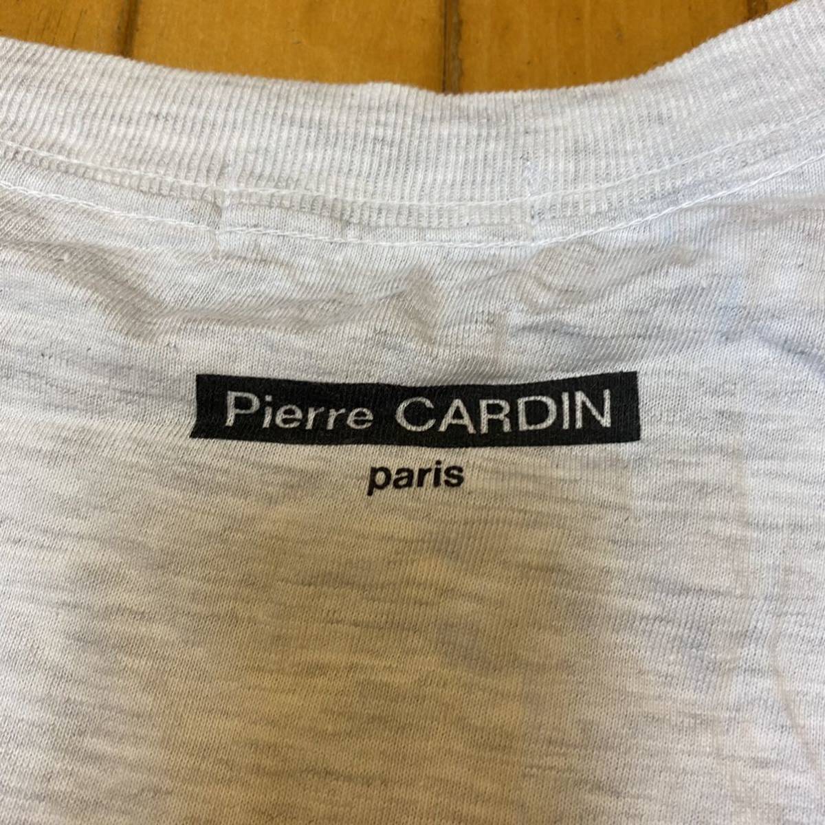 PIERRE CARDAN ピエールカルダン Tシャツ グレー XL vintage ビンテージ _画像6