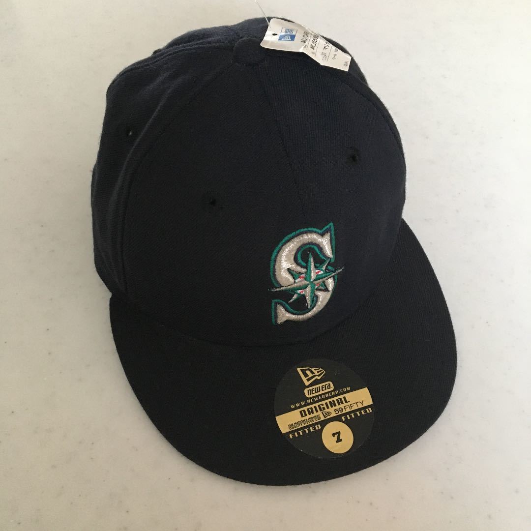  New Era NEW ERA 59FIFTY cap Seattle Mali na-zUSA made 90s Vintage new goods unused free shipping full jo