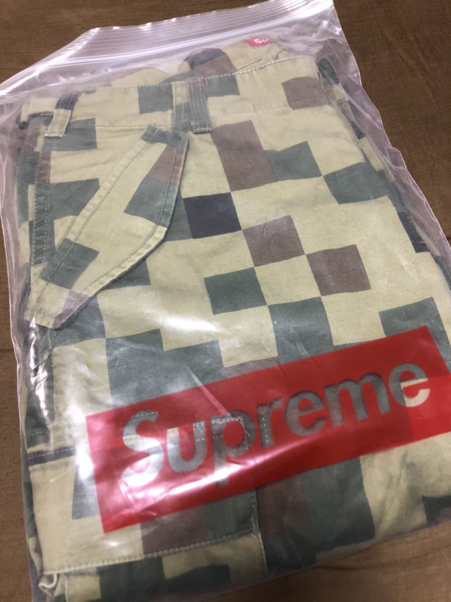 新品 Supreme Cargo Pant サイズ30 Olive Digi Camo 迷彩 オリーブ