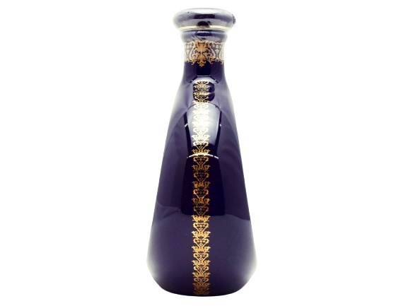 21-2855【レア】REMY MARTIN レミーマルタン　EXTRA エクストラ　ブルーリモージュ 陶器ボトル　700ml　ブランデー コニャック　未開栓_画像3