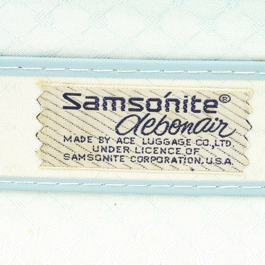  American Vintage 1950~1960 period America Samsonite company Samsonite suitcase blue width 49. depth 42. Estate sale ATN