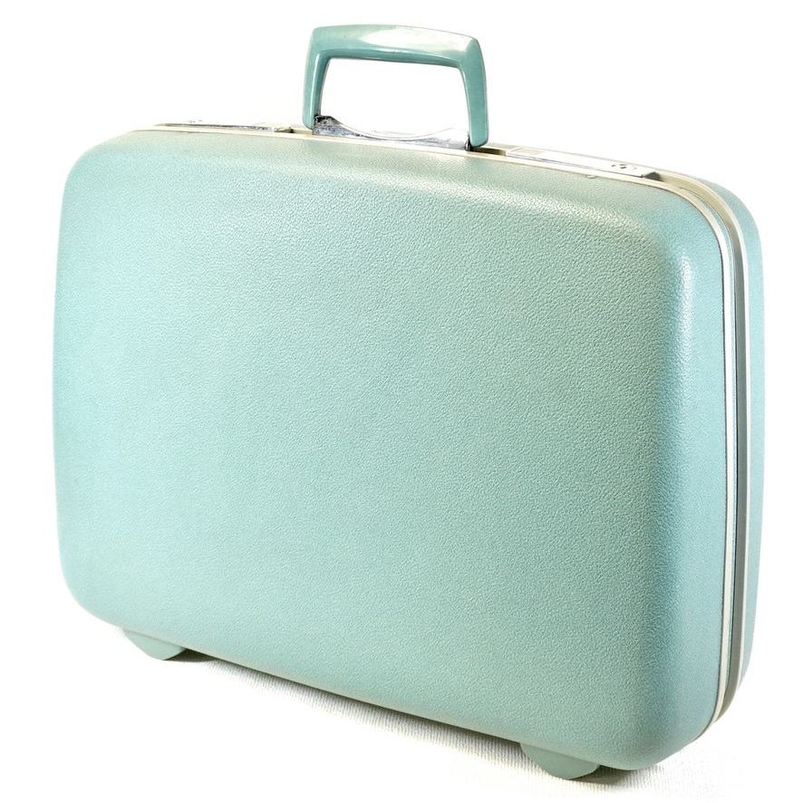  American Vintage 1950~1960 period America Samsonite company Samsonite suitcase blue width 49. depth 42. Estate sale ATN