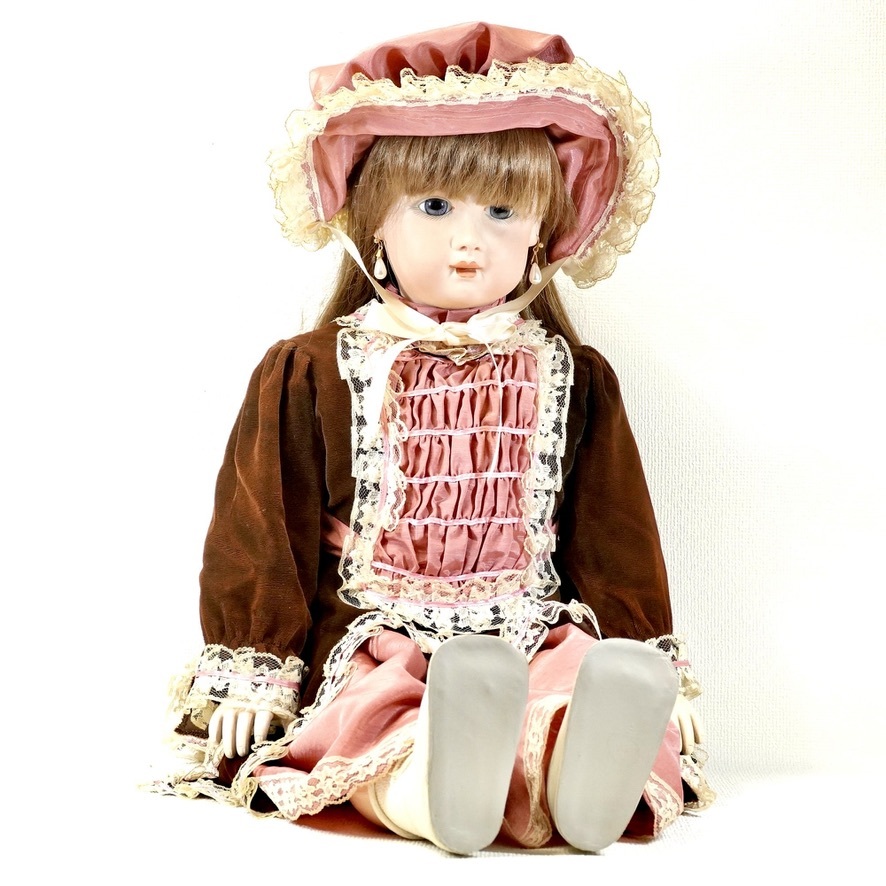  England bisque doll West doll Sheer elegance atelier te-tojumo-. li production Bebe doll paperweight I height 77.ATN