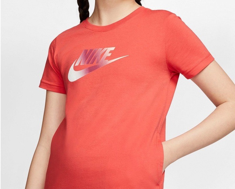 NIKE YTH ガールズ フューチュラ Tシャツ ワンピ ピンク 150 ナイキ ワンピース ロンT スポーツウェア ジュニア キッズ CJ6927-010_画像3