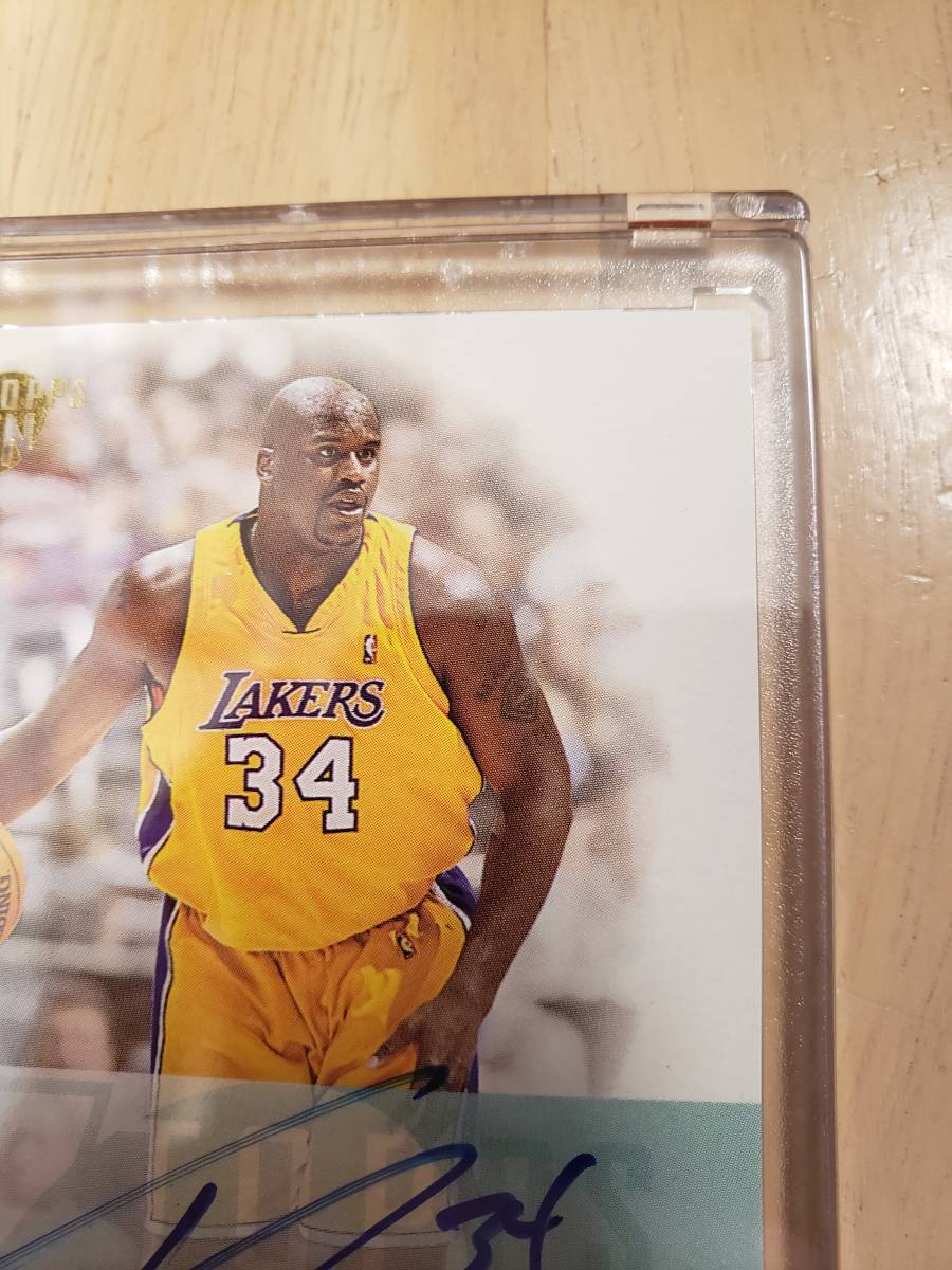 SP サイン 2001 -02 Topps Ten SHAQUILLE O'NEAL Auto / シャキール オニール Autograph LA Lakers_画像4