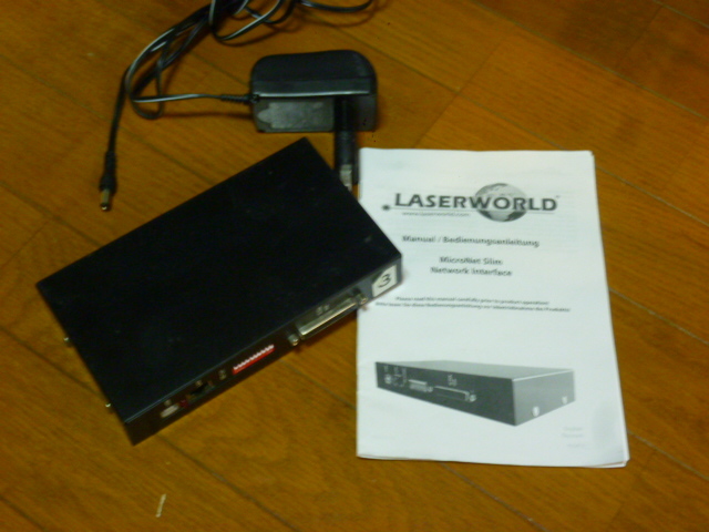 LASERWORLD PHOENIX　MicroNet Slim Network Interface ilda Laser