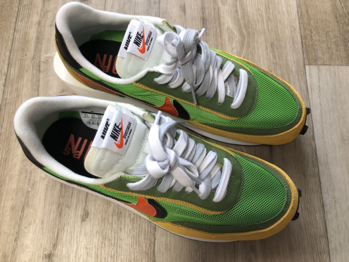 美品 US9.5 27.5cm sacai x NIKE LD WAFFLE サカイ x ナイキ LD