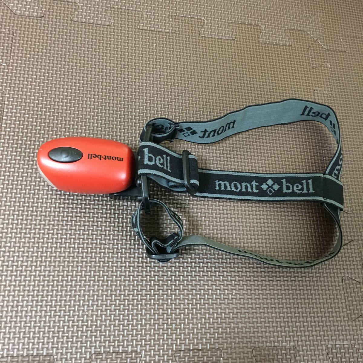 mont-bell モンベル　LEDヘッドライト　手回し式　ダイナモランプ　災害常備品として　中古