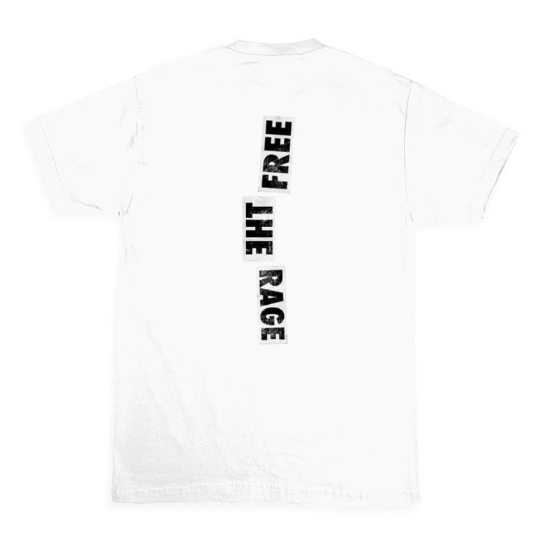 新品 未使用 正規品 ◆ 激レア Travis Scott Drops Free the Rage Mugshot T-Shirt サイズM ◆◆_画像10