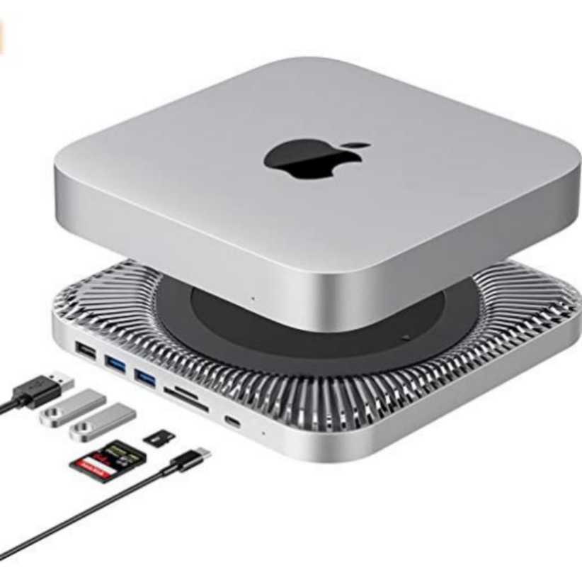 新品未開封☆Mac Mini用USB Type Cハブ2.5インチ☆SATA対応HDD/SSDケース7in1ドッキングステーションUSB3.0 2.0ポート 2018/2020に対応_画像7