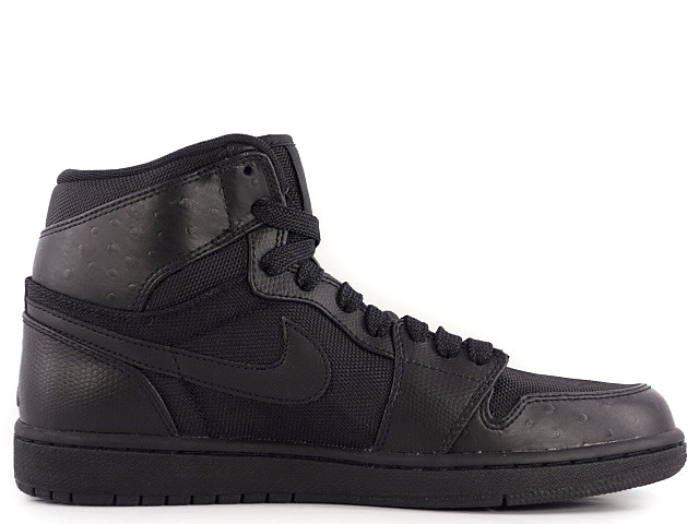 2009年 箱付 デッドストック NIKE AIR JORDAN 1 RETRO HIGH オールブラック オーストリッチ エア ジョーダン 1 ナイキ 332550-002 N1_画像3