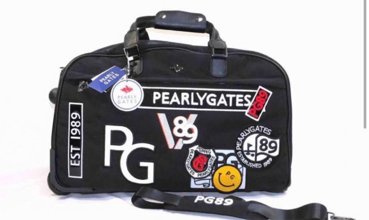 Pearly Gatesパーリーゲイツ ボストンバッグ トローリーハンドル Pearly Gatesパーリーゲイツ ボストンバッグ トローリーハンドル