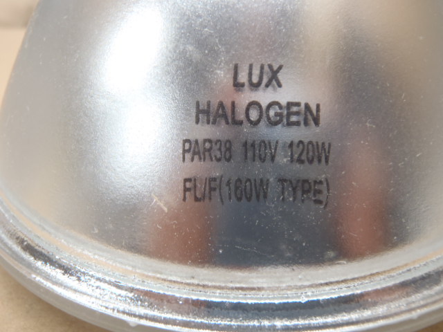LUX halogen beam lamp 110V120W 160W shape 