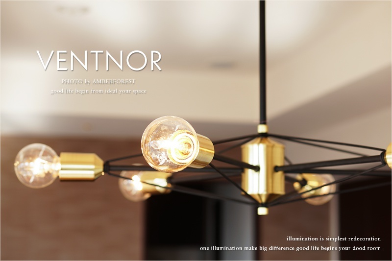 超激安 ペンダントランプ【VENTNOR】 迫力の6灯タイプ照明 人気のインダストリアル(工業製品的な)デザインのペンダントライト 12畳用～