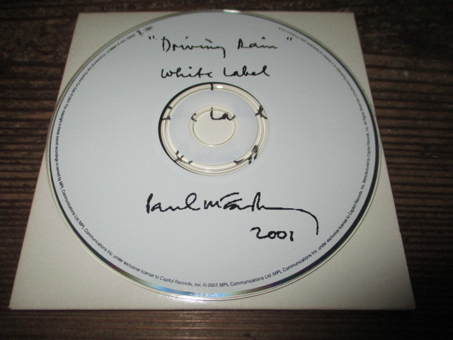 paul mccartney / driving rain white label (RARE US盤6曲入りCD送料込み!!)