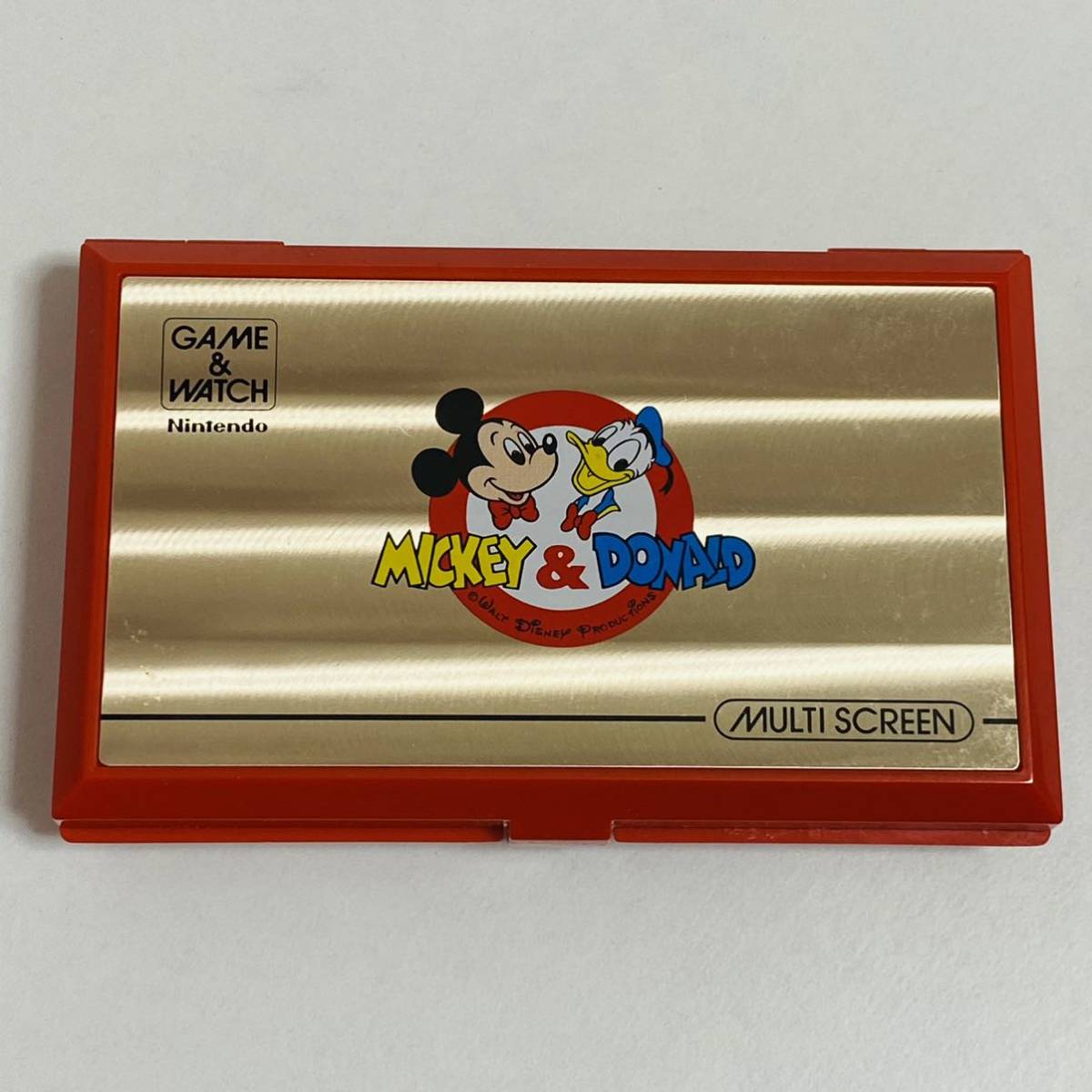 [ operation goods ]GAME&WATCH Game & Watch multi screen Mickey & Donald DM-53 Nintendo nintendo 