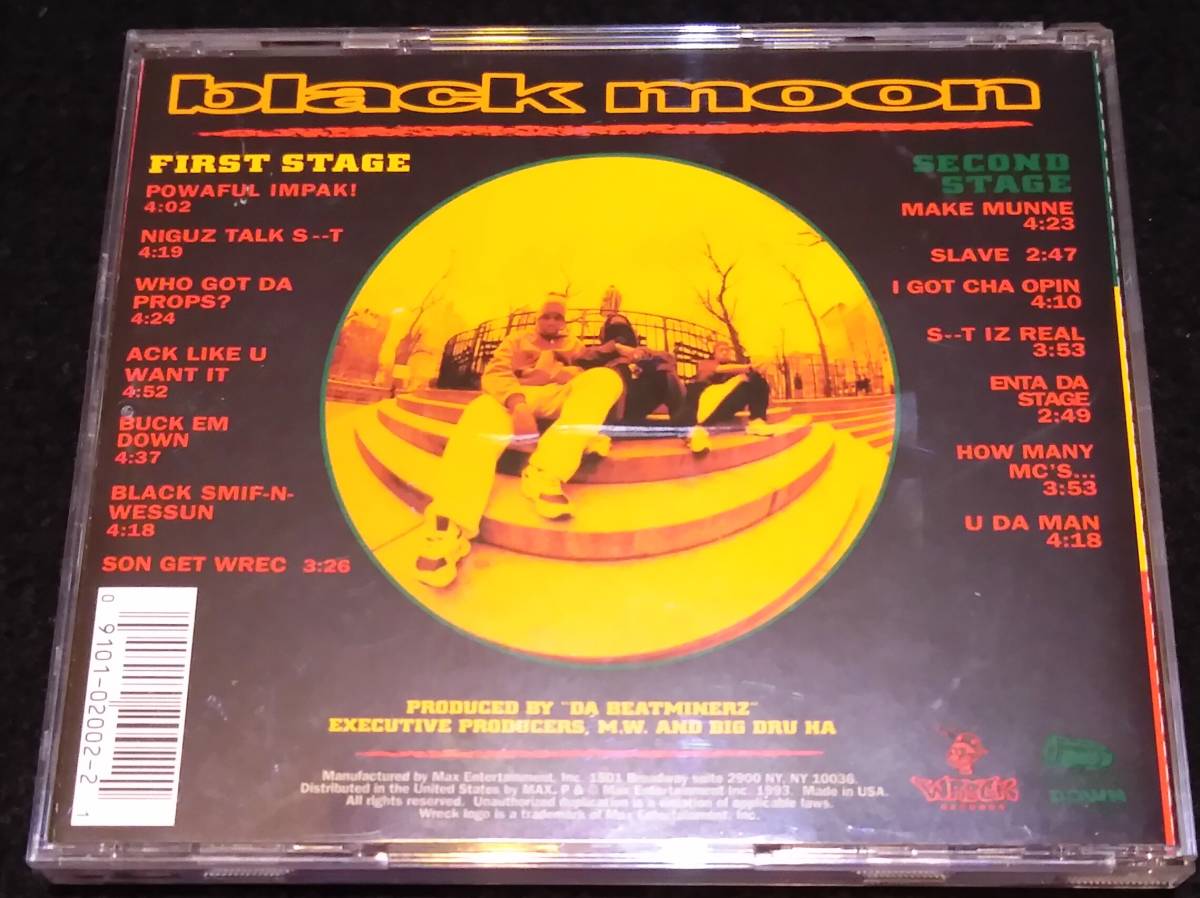Black Moon/Enta Da Stage★BEATMINERZ DJ Evil Dee BUCKSHOT Smif-N-Wessun 1993年US盤 ブラックムーンの画像3