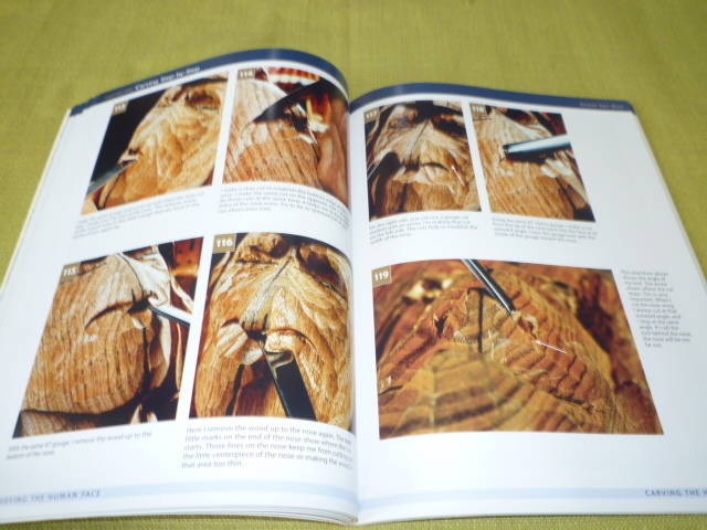 洋書　Carving the Human Face: Capturing Character and Expression in Wood 人間の顔を彫る　木彫り　彫刻_画像6