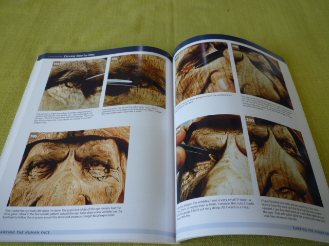 洋書　Carving the Human Face: Capturing Character and Expression in Wood 人間の顔を彫る　木彫り　彫刻_画像8