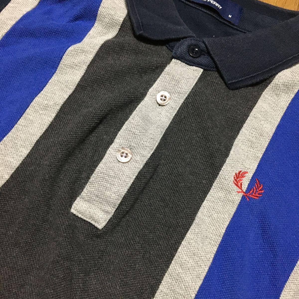 フレッドペリー 英語 イギリス ポロシャツ ストライプ FRED PERRY