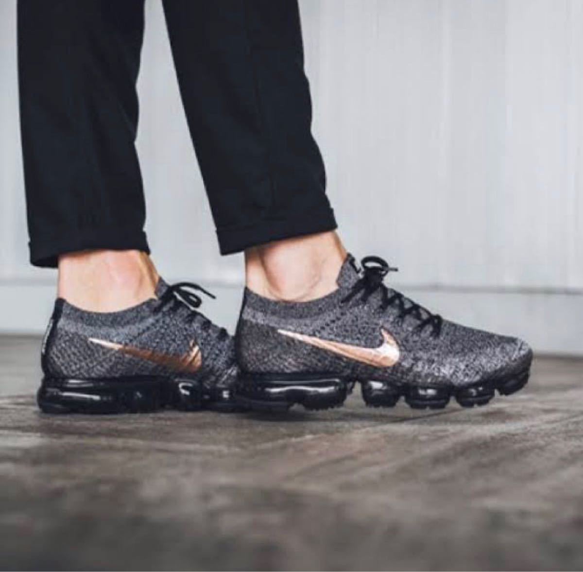 NIKE AIR VAPORMAXナイキ エア ヴェイパーマックス フライニット エクスプローラーブラック メタリックブロンズ