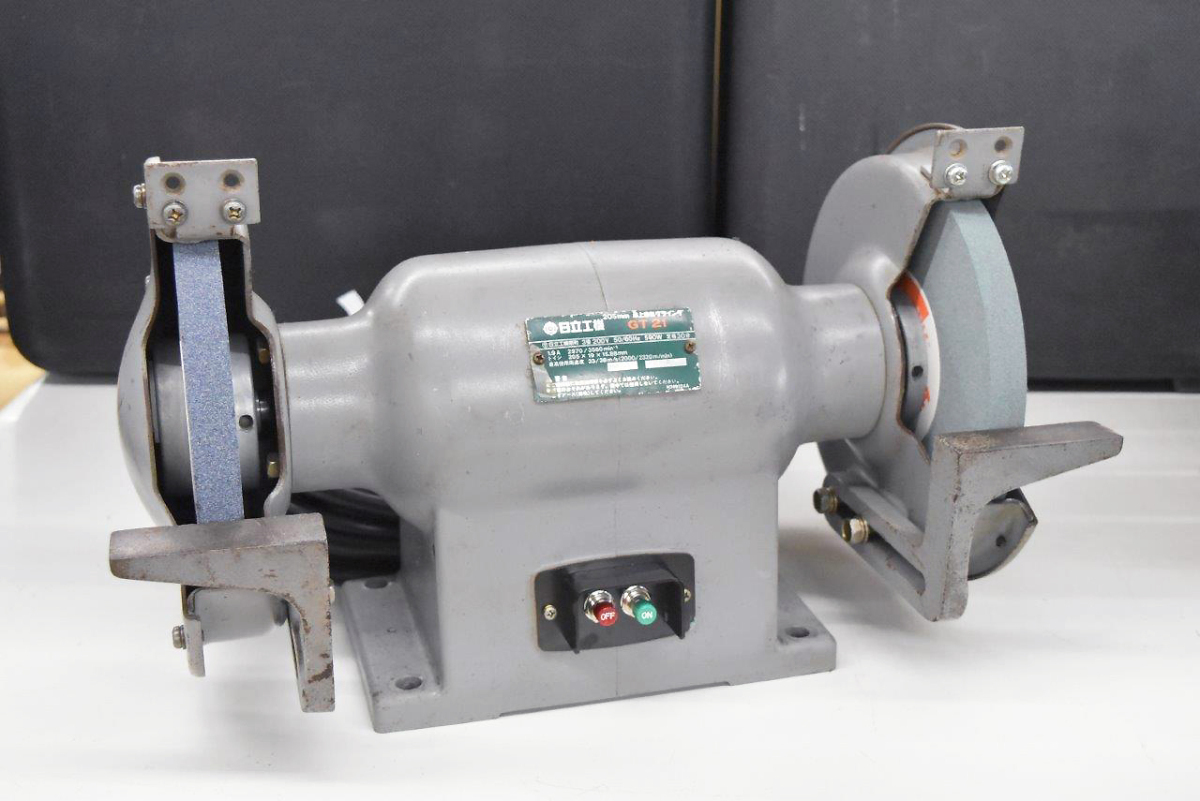 Yahoo!オークション - 日立工機 卓上グラインダ GT21 205mm 三相 Yahoo!オークション - 日立工機 卓上グラインダ GT21 205mm 三相