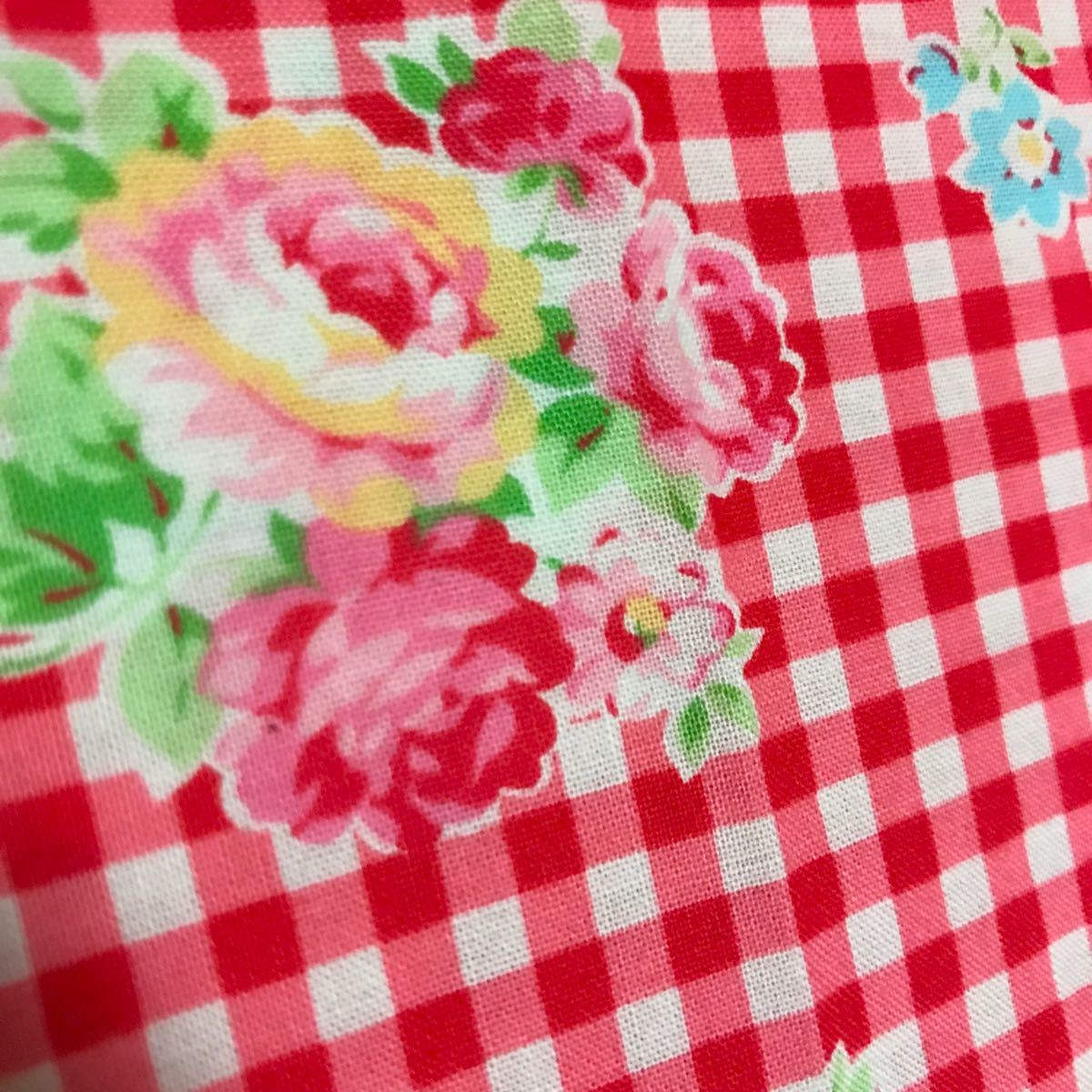 〈380円！最終価格〉小さなハギレセット LECIEN ルシアン Flower sugar/ピンク 無地