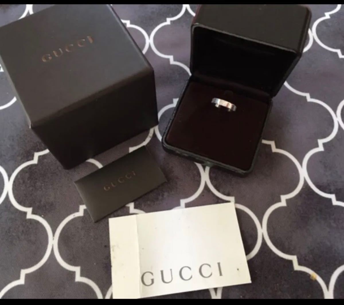 GINGER掲載商品】 GUCCI グッチ カットアウト・サークル ラージ Gロゴ