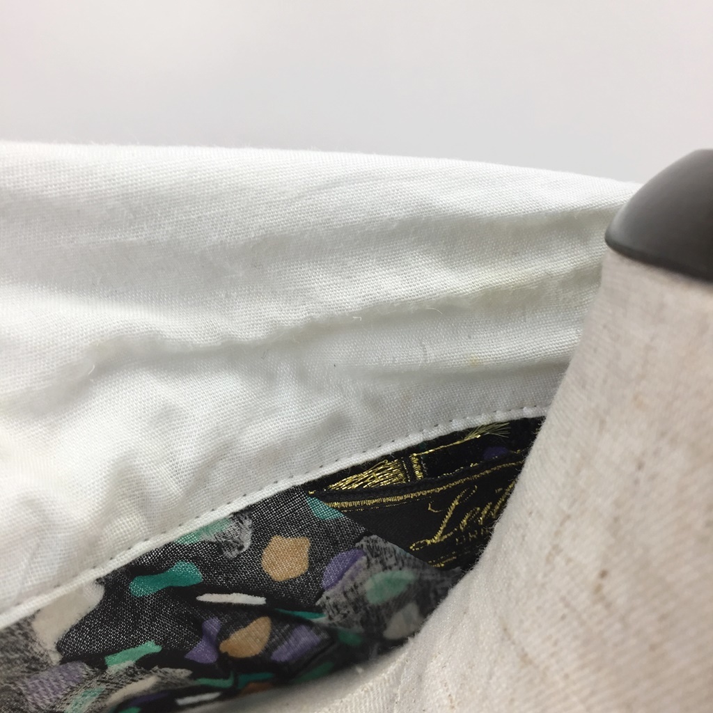 [ popular ]LEILIAN/ Leilian total pattern short sleeves shirt skirt setup shoulder pad attaching black size 11/S2612