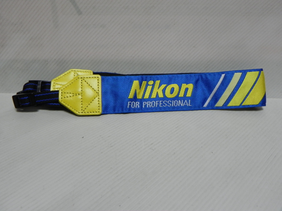 Nikon PROFESSIONAL ストラップ(ブルー)美品