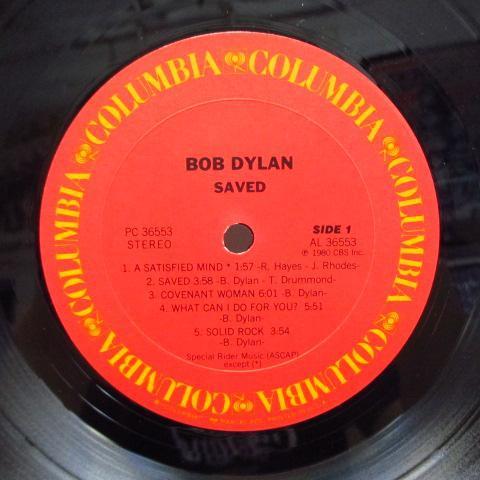 BOB DYLAN-Saved (US '85 Re LP/Diff Sleeve)_画像3