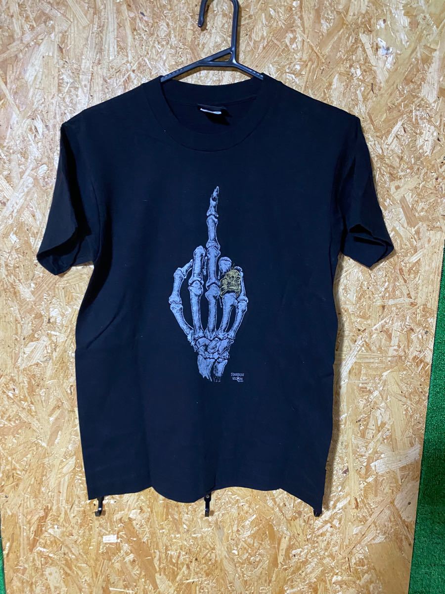 FASHION VICTIM Tシャツ スカル 骨 90s ビンテージ | vizoobras.com.br