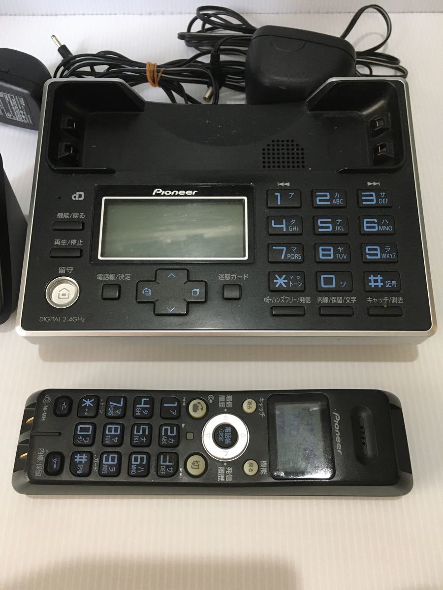 Pioneer パイオニア デジタルコードレス留守番電話機 TF-FV3025-K 子機1台付き 中古品
