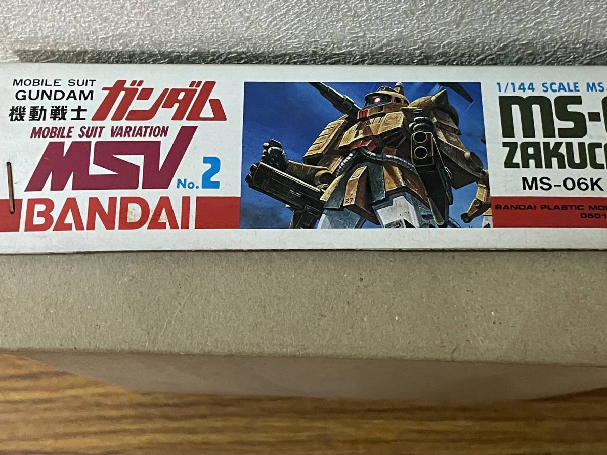  prompt decision unused goods * Bandai * Mobile Suit Gundam * The k Canon *MS-06K*1/144* plastic model 