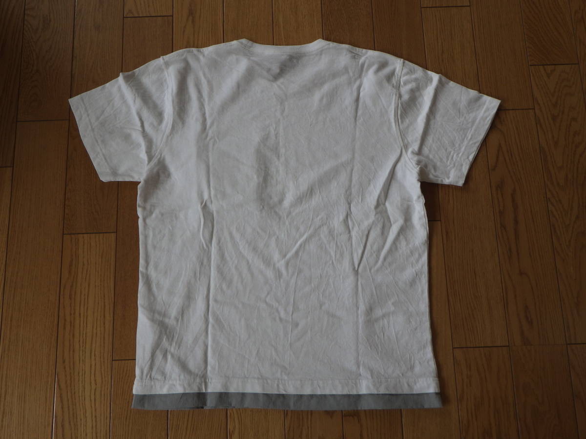 BILLABONG men's POCKE T T-shirt pocket T-shirt size M color white used 