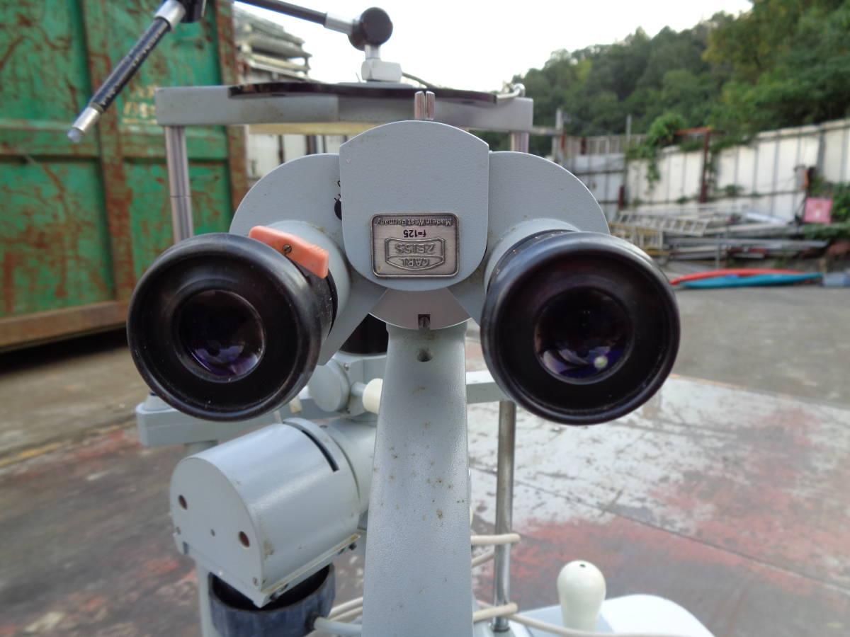 MK3081 CARL ZEISS f=125 made in west germany 顕微鏡 昇降台付き MK3081 CARL ZEISS f=125 made in west germany 顕微鏡 昇降台付き