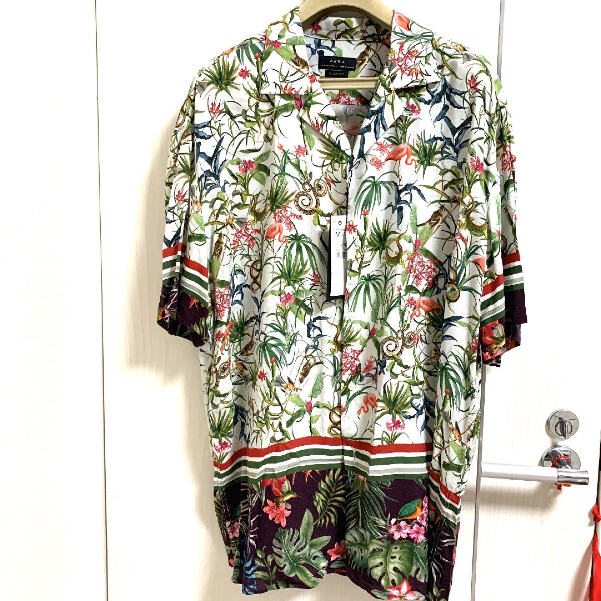 Paypayフリマ Zara M新品 シャツ メンズ 花柄 Paypayフリマ Zara M新品 シャツ メンズ 花柄