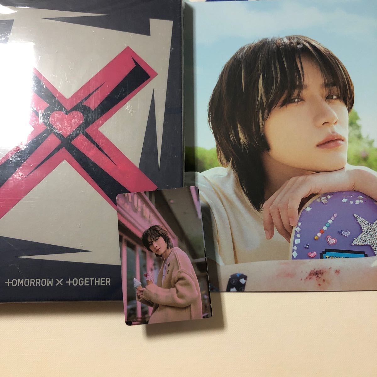 TXT FIGHT OR ESCAPE CD アルバム　ポストカード　ボムギュ　トレカ　tomorrow x together