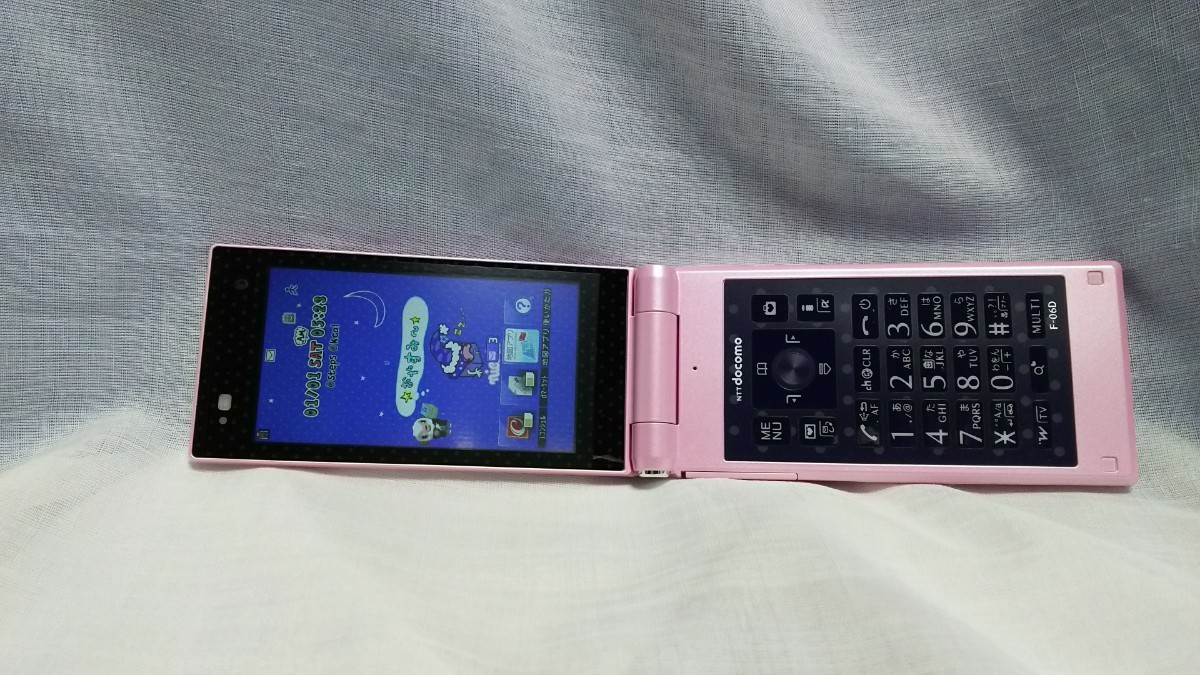 深緑(ふかみどり) NTT docomo F-06D Girls'セット ハッピーピンク(P