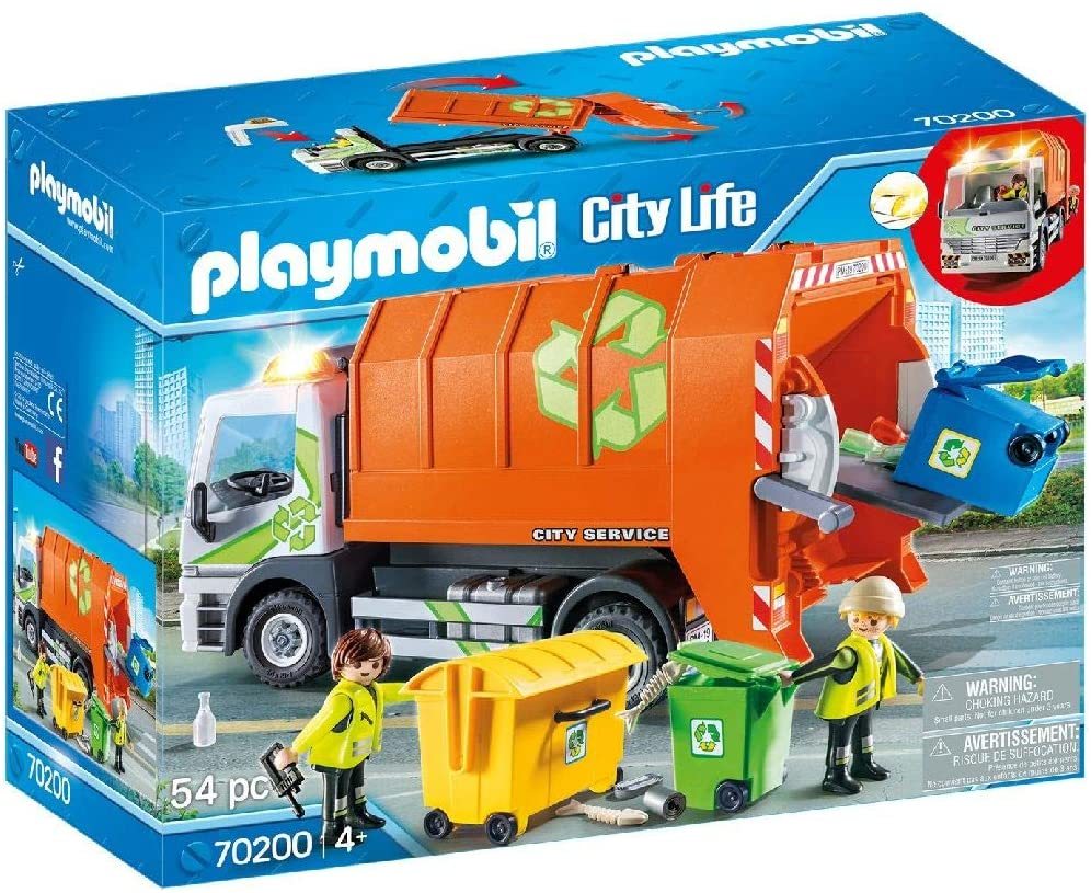 即決！新品 PLAYMOBIL プレイモービル 70200 リサイクル トラック