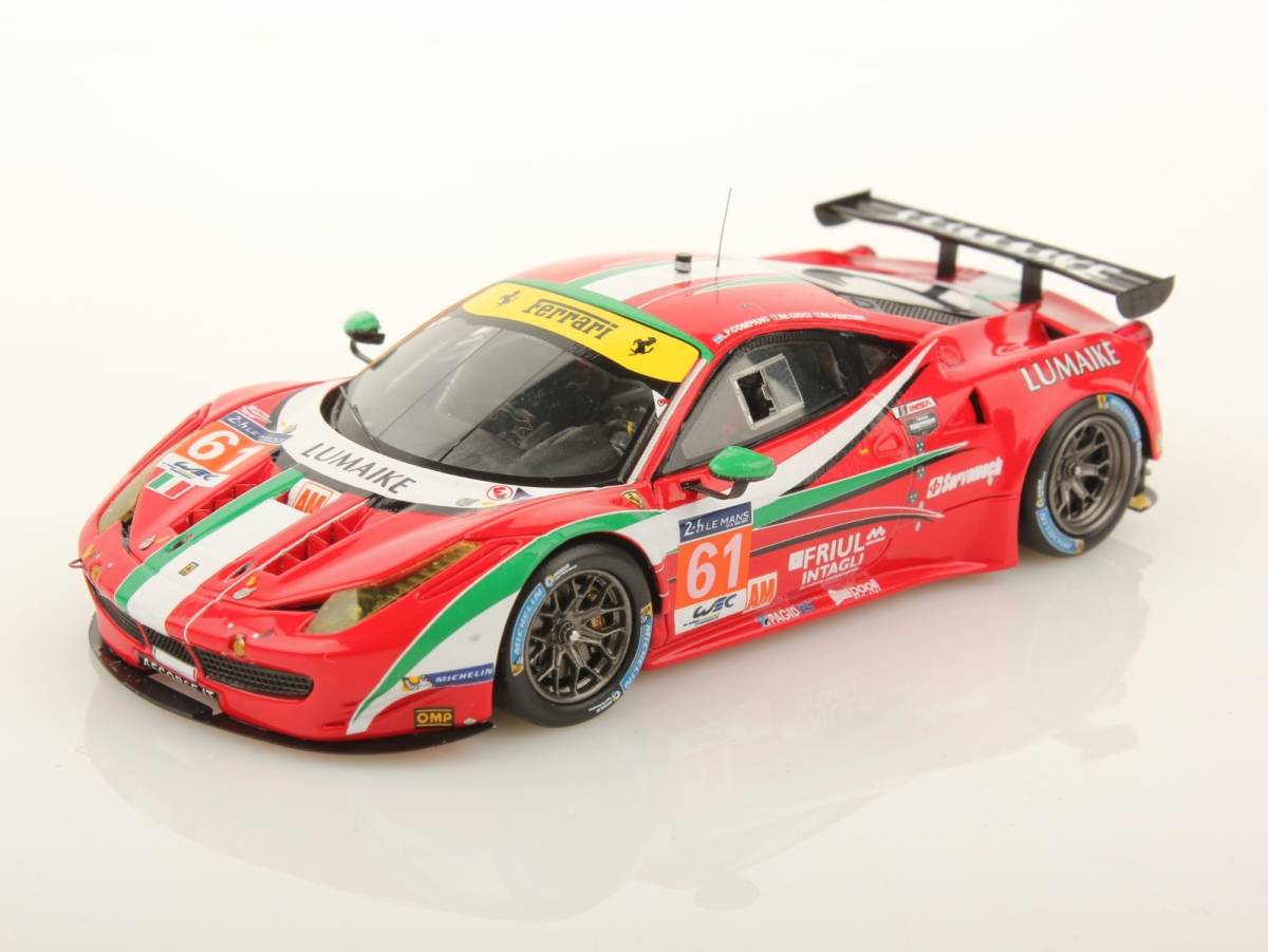 ■ルックスマート 1/43 2014 フェラーリ458 イタリア GT2 #61 ルマン24h