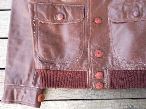 Yahoo!オークション - bali barret レザーブルゾン ジャケット バリバ...