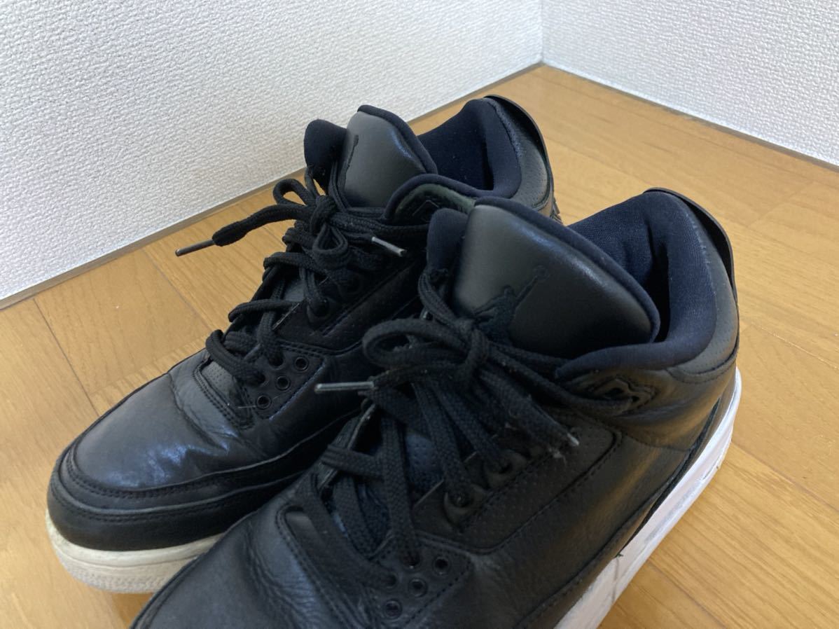 ナイキ エアジョーダン 3 レトロ CYBER MONDAY NIKE AIR JORDAN RETRO ブラック ホワイト 136064-020 US8.5 26.5センチ エア ジョーダン_画像4