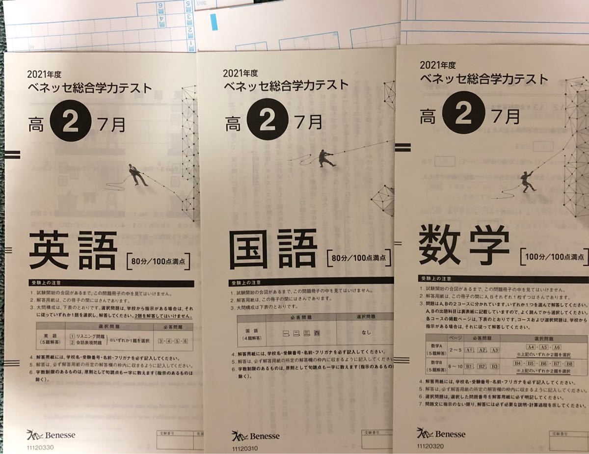 最新 進研模試 ベネッセ高2総合学力テスト2021年度7月 未使用 最新 進研模試 ベネッセ高2総合学力テスト2021年度7月 未使用