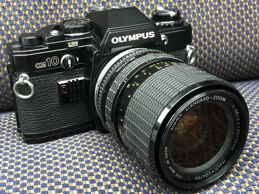 1327 フィルムカメラ入門におススメ Olympus OM-10 オリンパス モルト交換済 完動品! 