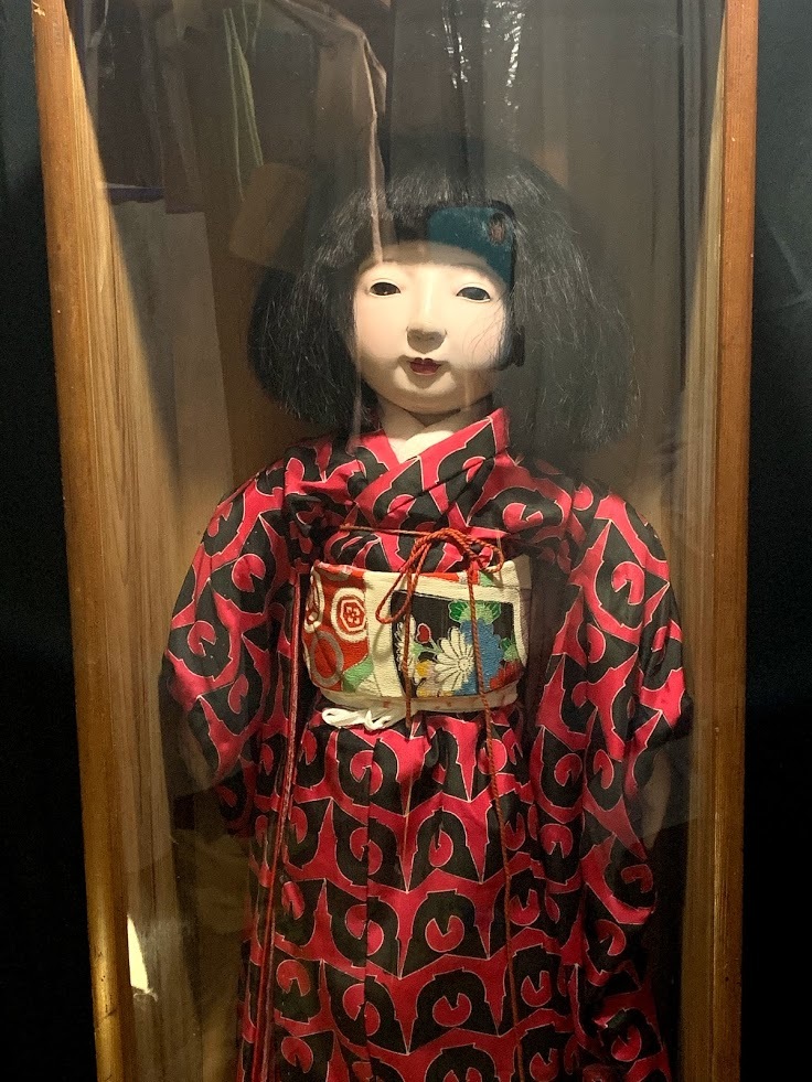年代不明 幸月斎 銘 泣き人形 市松人形 】アンティーク ドール 和人形
