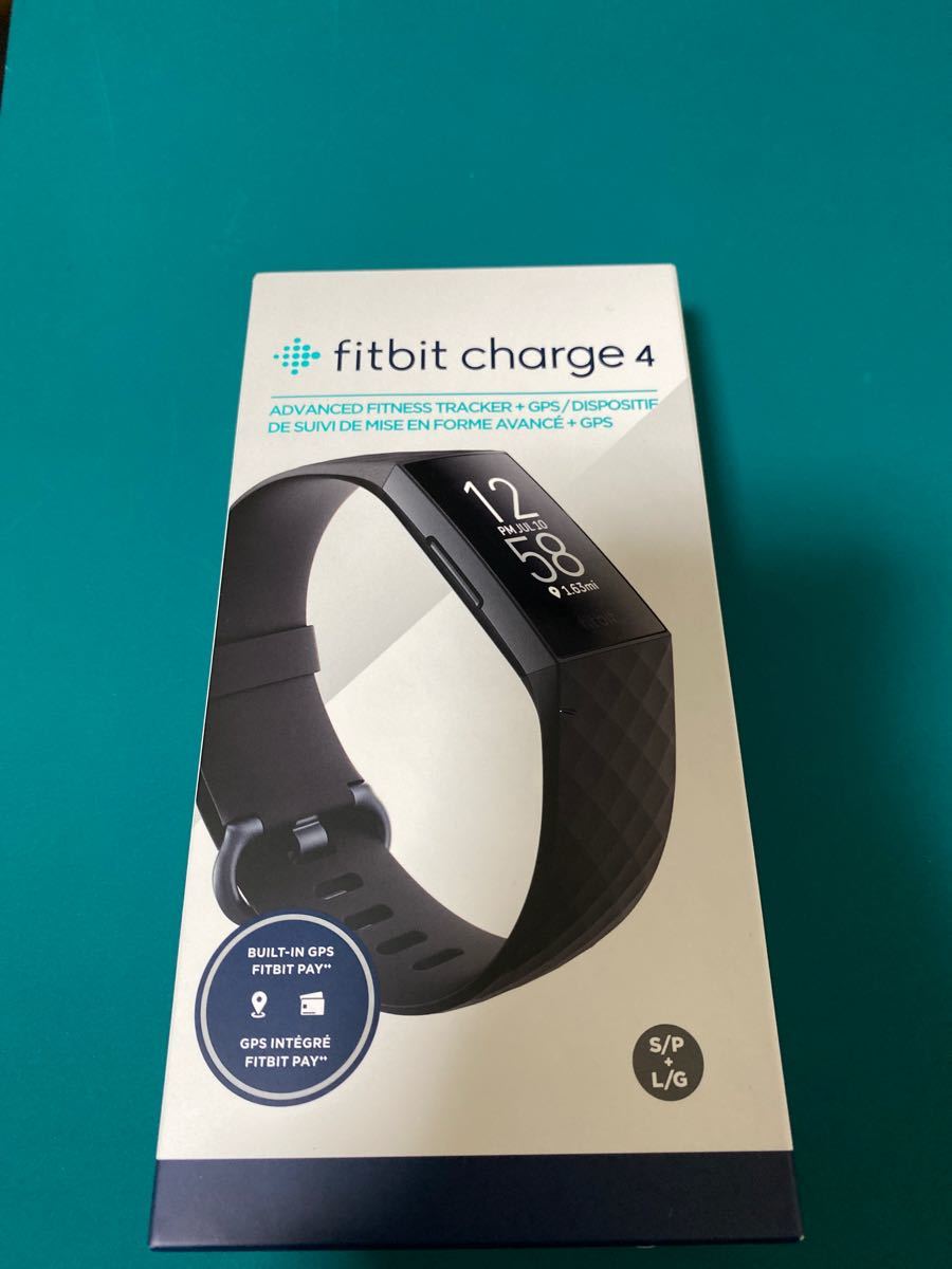 【新品】活動量計 fitbit Charge 4 心拍数+活動量計 リストバンド Suica対応モデル Black